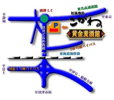 こがね地図